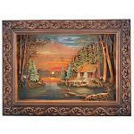 0065731 Изделие из дерева / Панно Озеро 0,58*0,432*0,06