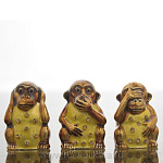 0016991-НЕ СКАЖУ Фаберже Сувенир НАПЕРСТОК "Обезьяна" в ассортименте