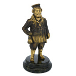 139167 Бронза Скульптура "Купец" средняя