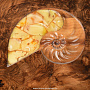Шкатулка для часов "Иллюзион" с янтарем, фотография 3. Интернет-магазин ЛАВКА ПОДАРКОВ