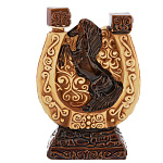 25672-0,75л-в цвете Фарфор ШТОФ "Подкова" в цвете  0,75л в комплекте