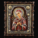 0060529 Икона "Семистрельная" артикул 1.32.25.1