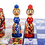 Шахматы деревянные "Гжель/Хохлома", фотография 9. Интернет-магазин ЛАВКА ПОДАРКОВ