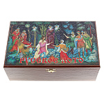 0070774 ИГРА РУССКОЕ ЛОТО "12 МЕСЯЦЕВ" в дерев.ларце 