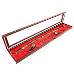 0090045 Набор подарочный:ШАШКА "ЛЕВ"+КИНЖАЛ "МАЛЮТКА"+ 2 РОЖКА в упаковке