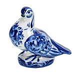 0072925 ГЖЕЛЬ СТАТУЭТКА  ГОЛУБЬ  в коб 