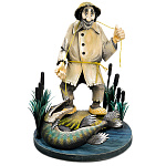 11645 Резьба по дереву Скульптура "СЧАСТЬЕ РЫБАКА" 