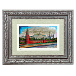 0028469/И/33*40см-цветной  Картина "Вид на Большой Кремлевский дворец"в раме ПЕРЛАМУТР