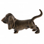 Бронзовая статуэтка "Собака Бассет", фотография 2. Интернет-магазин ЛАВКА ПОДАРКОВ
