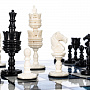 Шахматы с перламутром и фигурами из кости 45х45 см, фотография 8. Интернет-магазин ЛАВКА ПОДАРКОВ