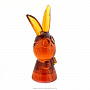 Статуэтка из янтаря "Умный кролик", фотография 3. Интернет-магазин ЛАВКА ПОДАРКОВ