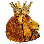 Шкатулка из янтаря "Король Лев", фотография 2. Интернет-магазин ЛАВКА ПОДАРКОВ
