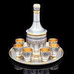Винный набор с графином (серебро 925*) 866.03 гр.