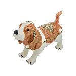 0025701 Традиции ФАБЕРЖЕ Сувенир-ШКАТУЛКА "СОБАКА" 