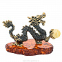 Статуэтка с янтарем "Китайский дракон с шаром", фотография 6. Интернет-магазин ЛАВКА ПОДАРКОВ