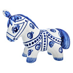 0069039-Сф Сувенир Скульптура "ПОНИ" фарфор 13*10 см