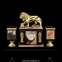 Настольный набор для руководителя "Лев" из камня, фотография 3. Интернет-магазин ЛАВКА ПОДАРКОВ