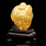 Статуэтка из натурального янтаря "Будда", фотография 2. Интернет-магазин ЛАВКА ПОДАРКОВ