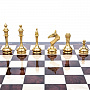 Современные подарочные шахматы с металлическими фигурами 48х48 см, фотография 3. Интернет-магазин ЛАВКА ПОДАРКОВ