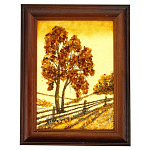 0063729/20*26см  Картина (янтарная крошка)  "ПЕЙЗАЖ" № 29