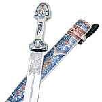 0090159 Оружие сувенирное КИНЖАЛ МИНИ Эмаль 39*3 см