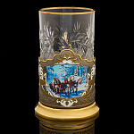 Подстаканник "Тройка". Златоуст