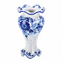Ваза "Лилия". Гжель, фотография 2. Интернет-магазин ЛАВКА ПОДАРКОВ