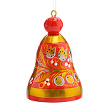 0039752  Хохлома Елочная игрушка "КОЛОКОЛЬЧИК" 60*45мм ВК  08290060045