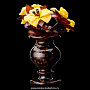«Лилии в вазе» с янтарём, фотография 7. Интернет-магазин ЛАВКА ПОДАРКОВ