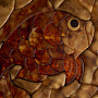 Панно из янтаря "Золотая рыбка" мозаичное, фотография 5. Интернет-магазин ЛАВКА ПОДАРКОВ