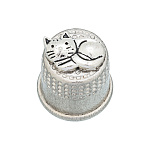 0078355 Сувенир НАПЕРСТОК  КОТИК,1,8*1,5см 
