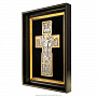 Религиозное панно "Крест" 40х29 см, фотография 2. Интернет-магазин ЛАВКА ПОДАРКОВ