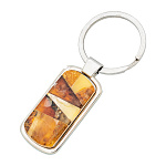 202851 Янтарь БРЕЛОК, янтарная мозаика