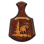 0074460 Нат.дерево ДОСКА разделочная КАРЕЛИЯ