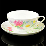 0028636/81.23108.00.1 ЛФЗ ЧАШКА+БЛЮДЦЕ Купольная 300мл"Полевые цветы 2" КН1