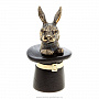 Бронзовая статуэтка "Кролик в шляпе", фотография 1. Интернет-магазин ЛАВКА ПОДАРКОВ