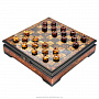 Шахматы-шашки с инкрустацией из янтаря "Статус", фотография 16. Интернет-магазин ЛАВКА ПОДАРКОВ