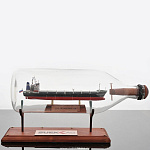 0019395 Модель в БУТЫЛКЕ "Судно для перевозки грузов насыпью (БАЛКЕР)"