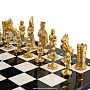 Шахматы из натурального камня "Камелот", фотография 3. Интернет-магазин ЛАВКА ПОДАРКОВ