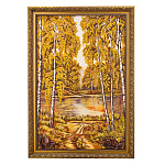 Картина янтарная "Тропинка в лесу" 60х40 см