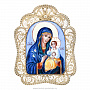 Икона Божией Матери "Неувядаемый Цвет" 8 х 10 см, фотография 1. Интернет-магазин ЛАВКА ПОДАРКОВ