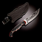 0062239 Оружие сувенирное Нож "Турист/Печенег"рук-дерево/лак, ножны кожа 