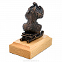 Бронзовая статуэтка "Мишка на санках", фотография 4. Интернет-магазин ЛАВКА ПОДАРКОВ