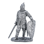 0080136 Олов.миниатюра некраш. 6-11мм Русский знатный воин, конец 13-го – 14 век