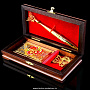 Подарочная ручка в наборе "Бабочка" Златоуст, фотография 2. Интернет-магазин ЛАВКА ПОДАРКОВ