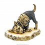 Статуэтка с янтарем "Собака Игруля", фотография 2. Интернет-магазин ЛАВКА ПОДАРКОВ