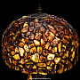 Настольная лампа из янтаря и бронзы "Гриб". Высота 73 см, фотография 2. Интернет-магазин ЛАВКА ПОДАРКОВ