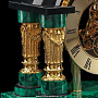 Часы каминные из малахита и бронзы с позолотой "Конь", фотография 7. Интернет-магазин ЛАВКА ПОДАРКОВ