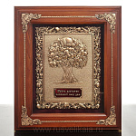 0017142/14-139 Гальванопластика Ключница "Дерево изобилия" дерево коричневый багет (14-139)