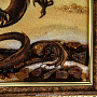 Картина янтарная "Огненный дракон" 47х37 см, фотография 5. Интернет-магазин ЛАВКА ПОДАРКОВ